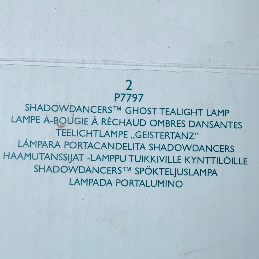 PartyLite Shadowdancers Ghost Tealight Lamp Halloween October Fall P7797 - Picture 7 of 9